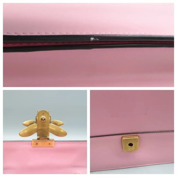 100% Authentic GUCCI Queen Margaret Multicolor Leather Satchel - Picture 11 of 12